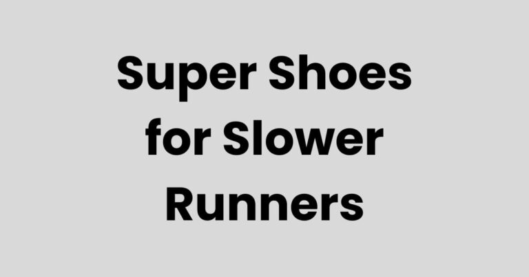Most runners are using super shoes to solve the wrong problem